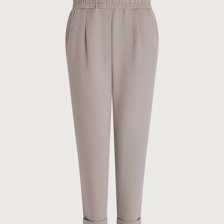 Varley The Rolled Cuff Pant 25" – Toupe Marl