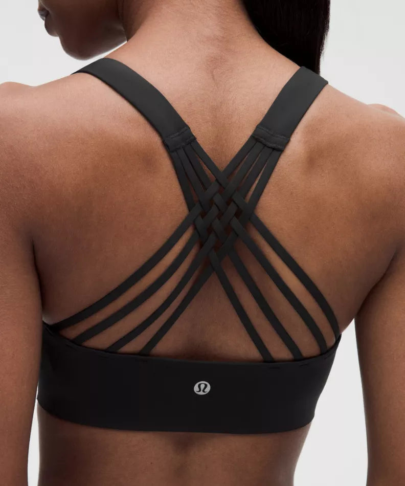Flexy Fit Strappy Bra - Black