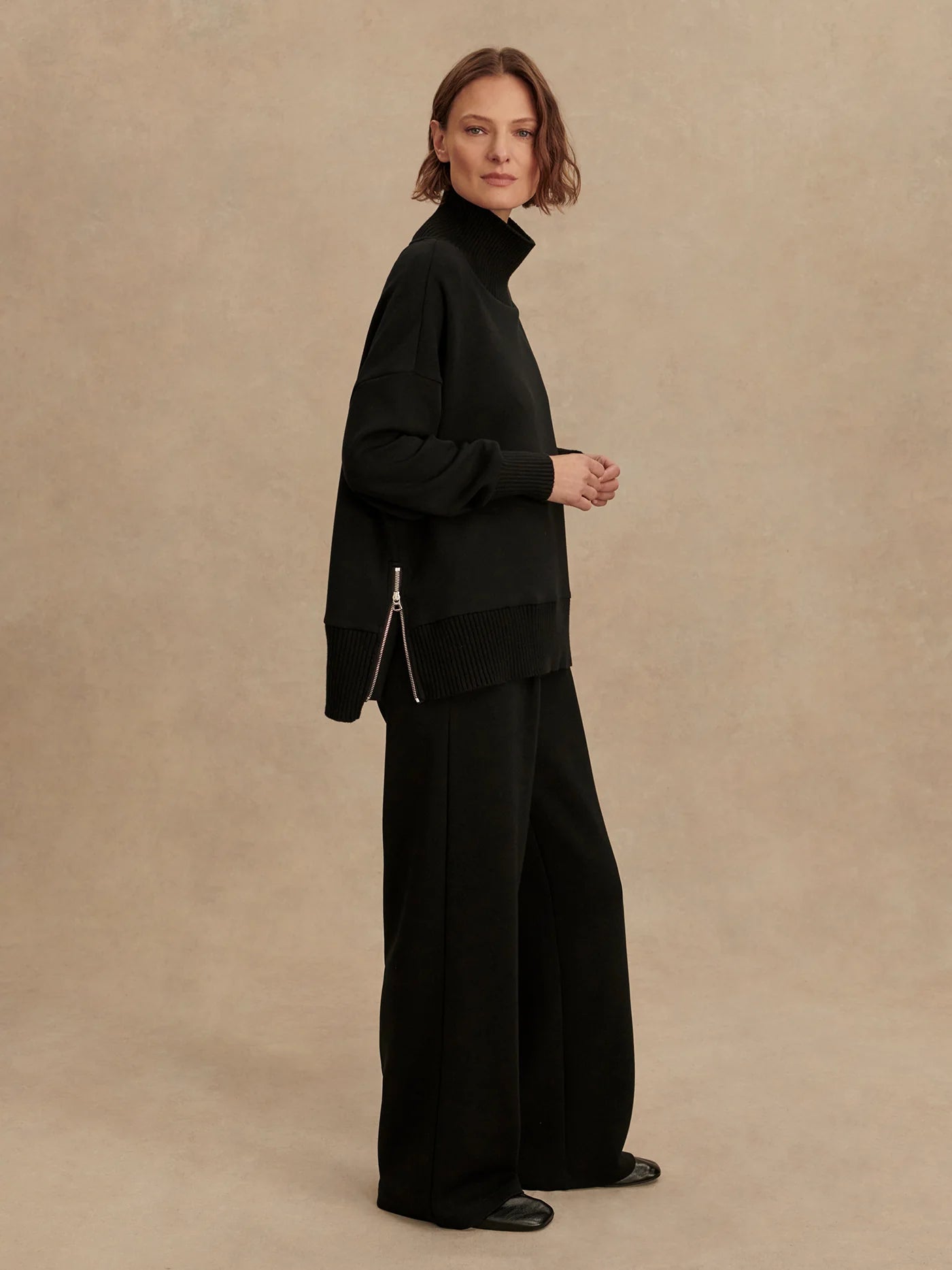 Barker High-Neck Sweat