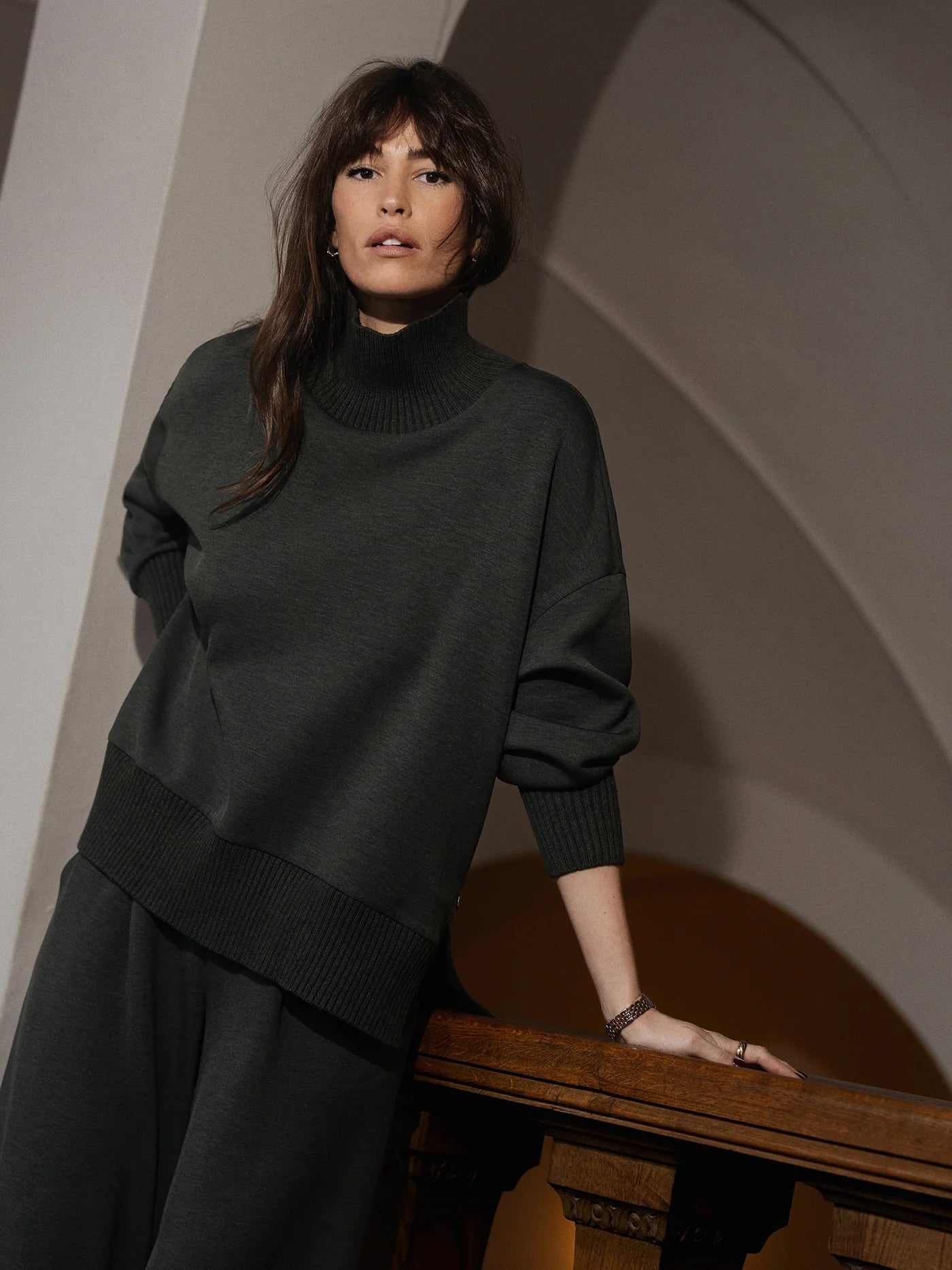 Barker High-Neck Sweat