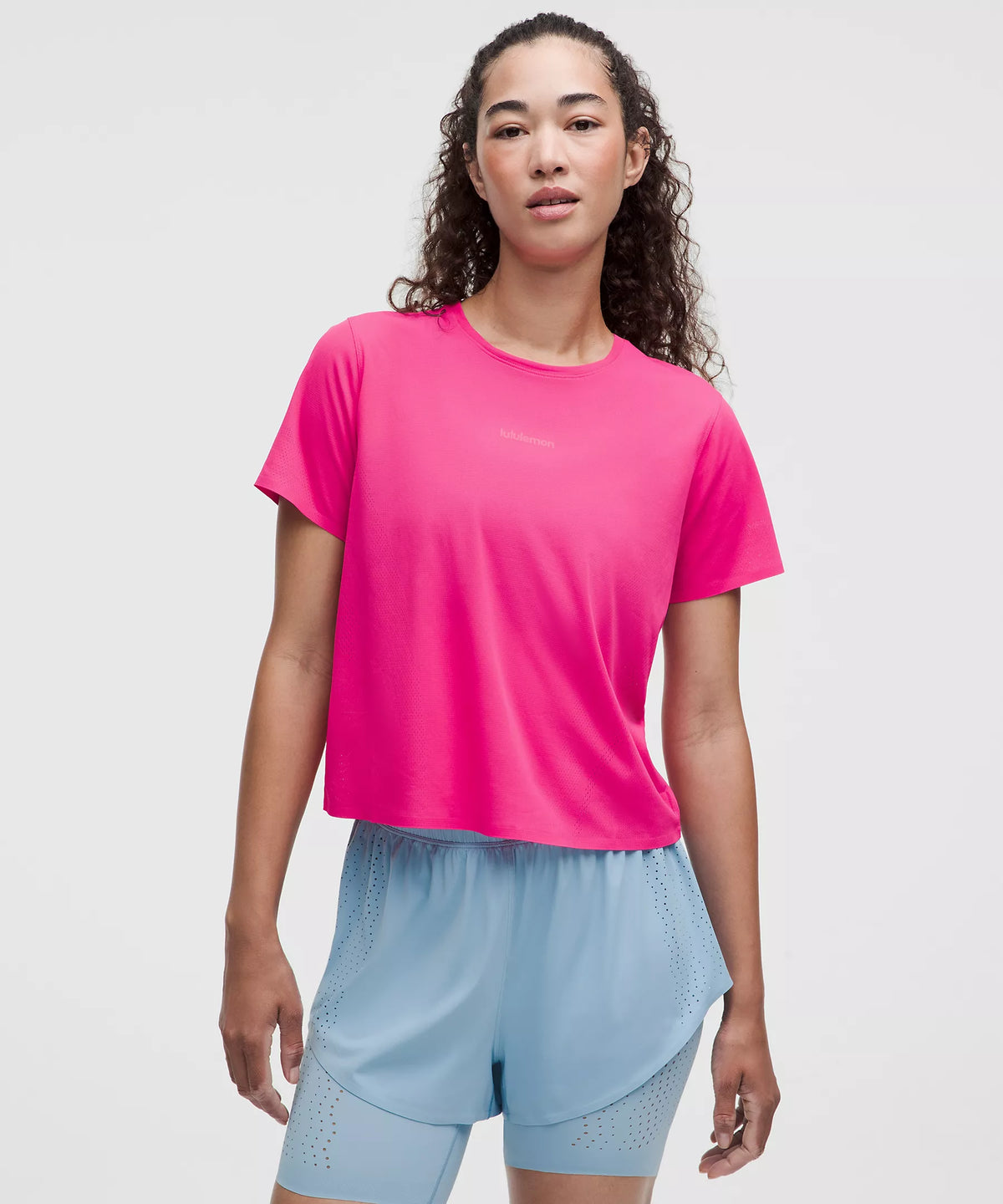 Fast and Free Short Sleeve Tee - Flamingo Pink
