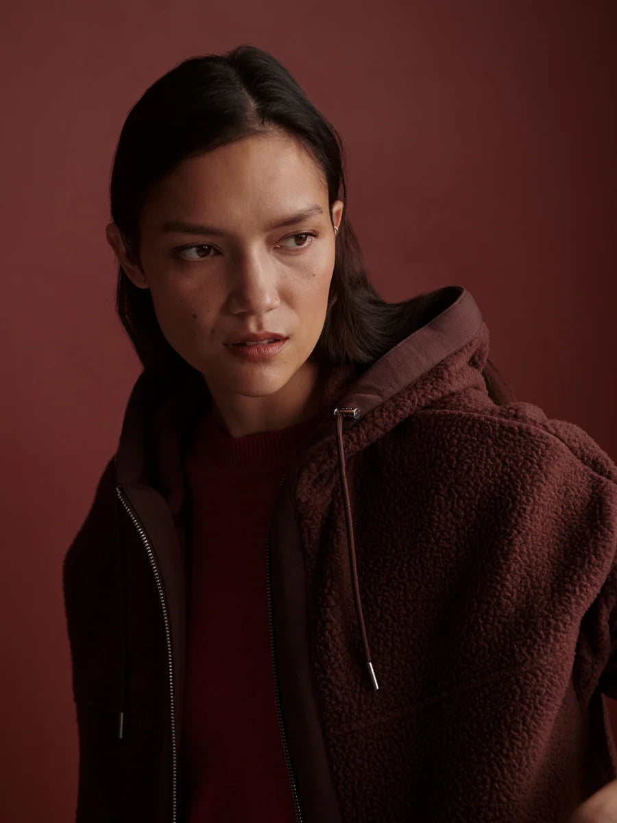 Varley Fey Relaxed Fleece - Mahogany