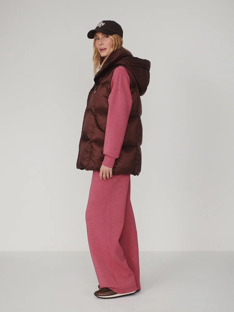 Varley Down Puffer Gilet - Dark Mahogany