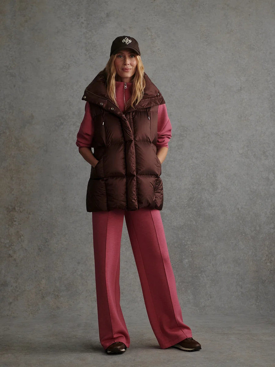 Varley Down Puffer Gilet - Dark Mahogany