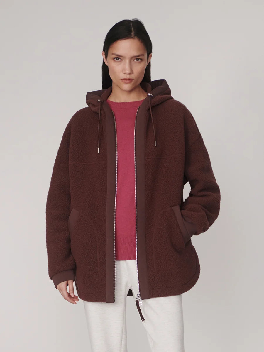Varley Fey Relaxed Fleece - Mahogany