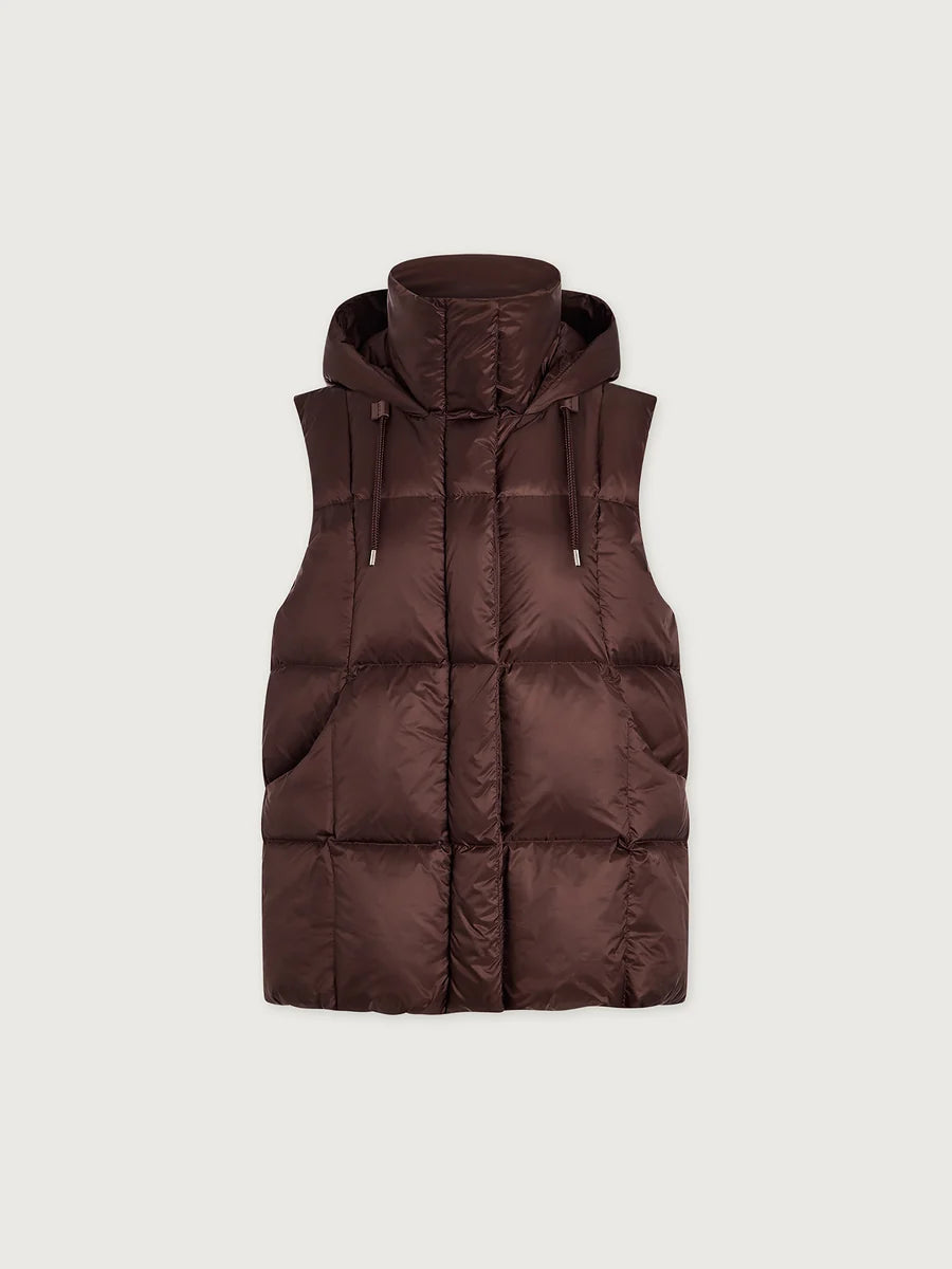 Varley Down Puffer Gilet - Dark Mahogany