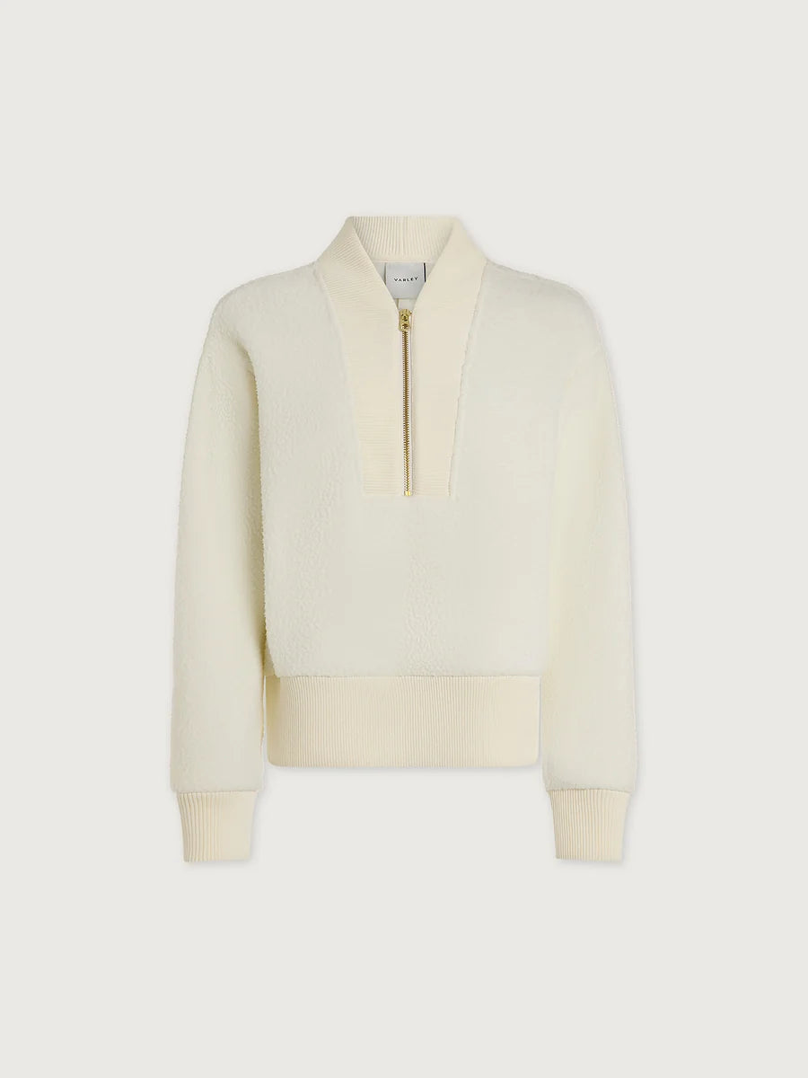 Varley Mumford Half-Zip Fleece – Egret