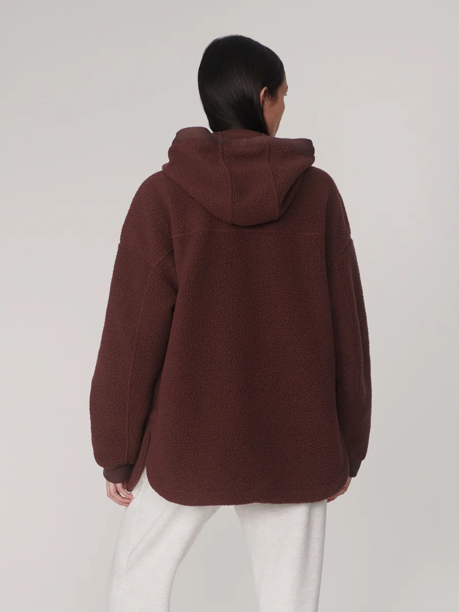 Varley Fey Relaxed Fleece - Mahogany