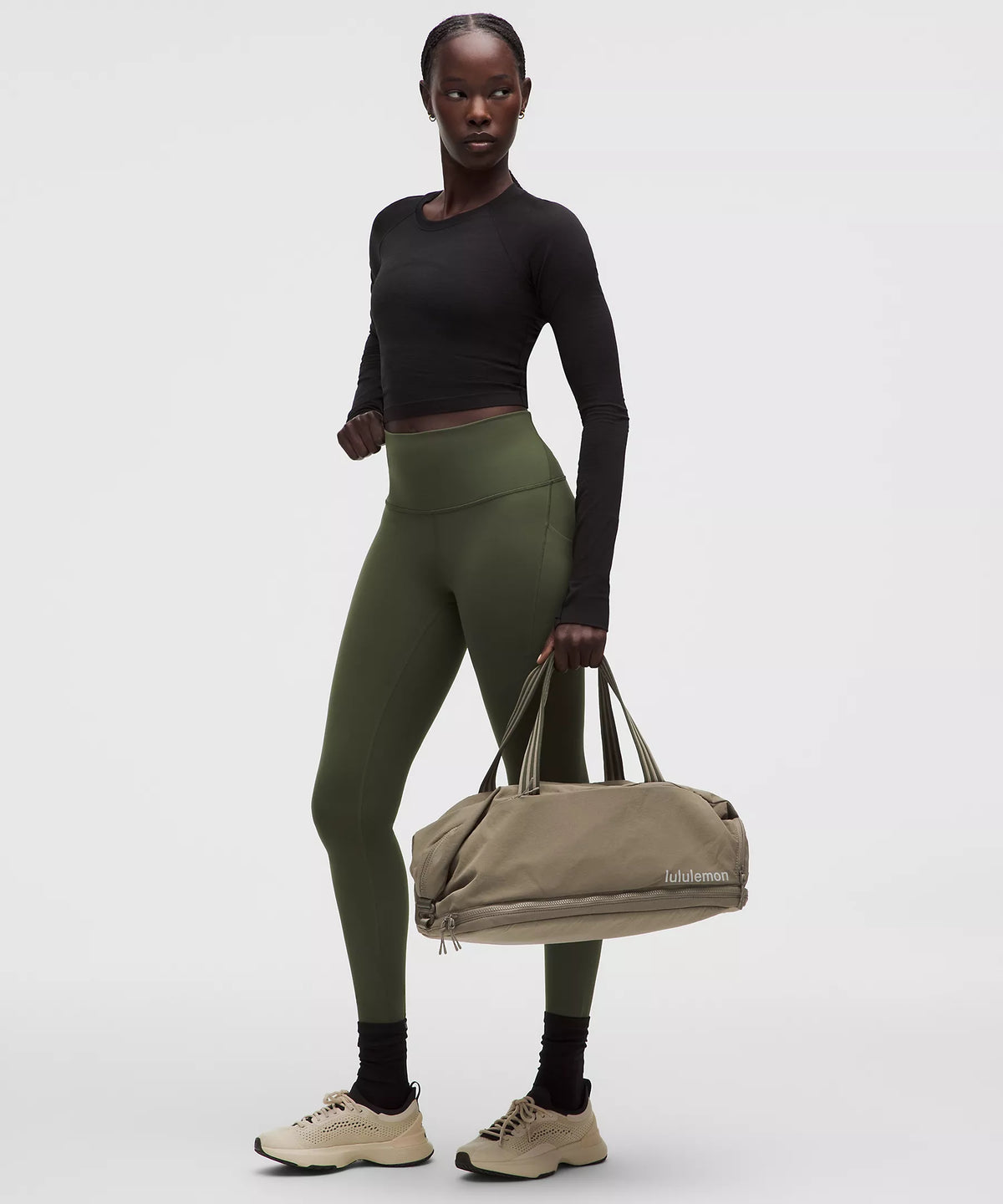 3-in-1 Gym Duffle Bag 30L - Forest