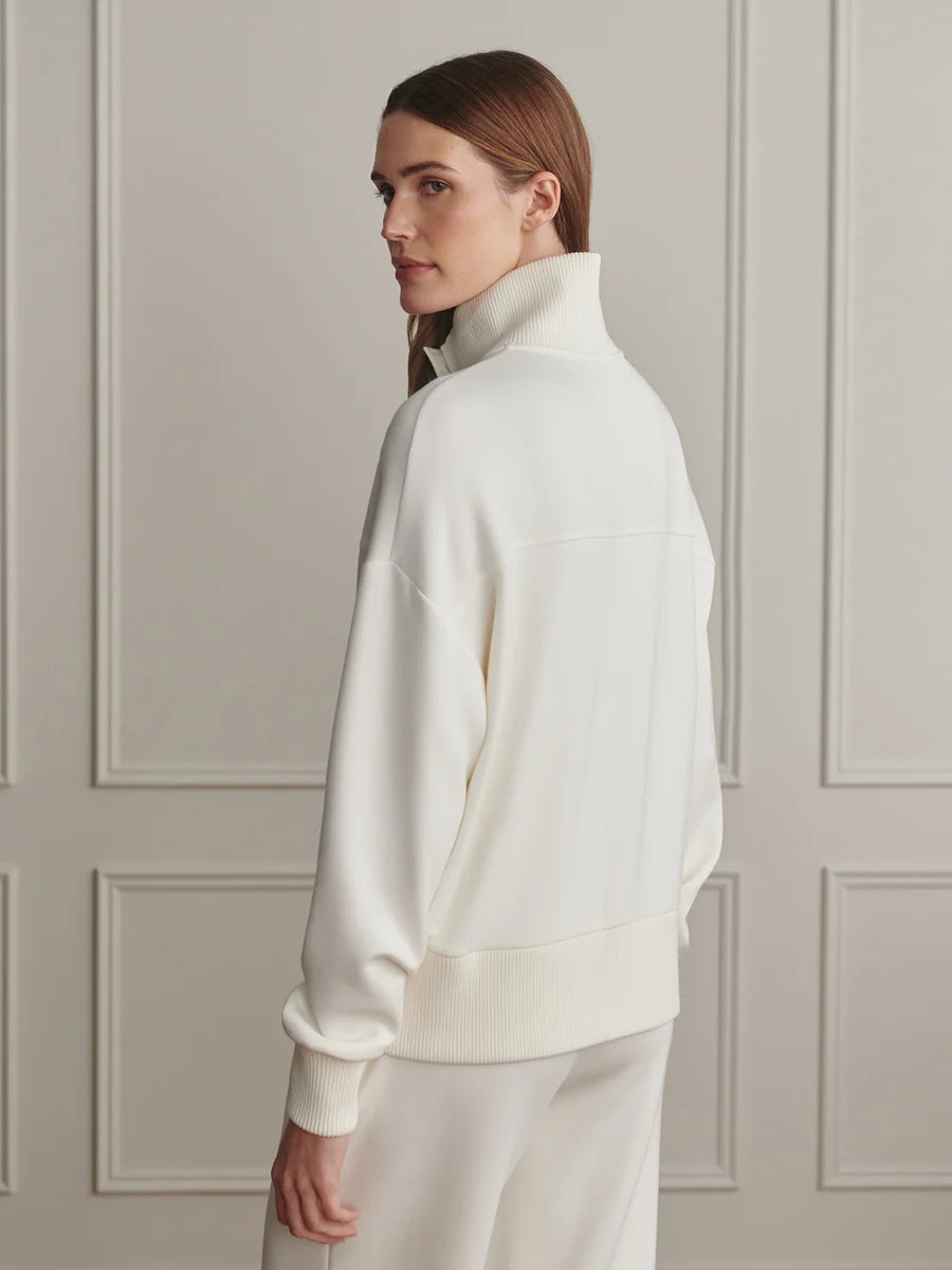 Varley Bronia Button Sweat - Pristine