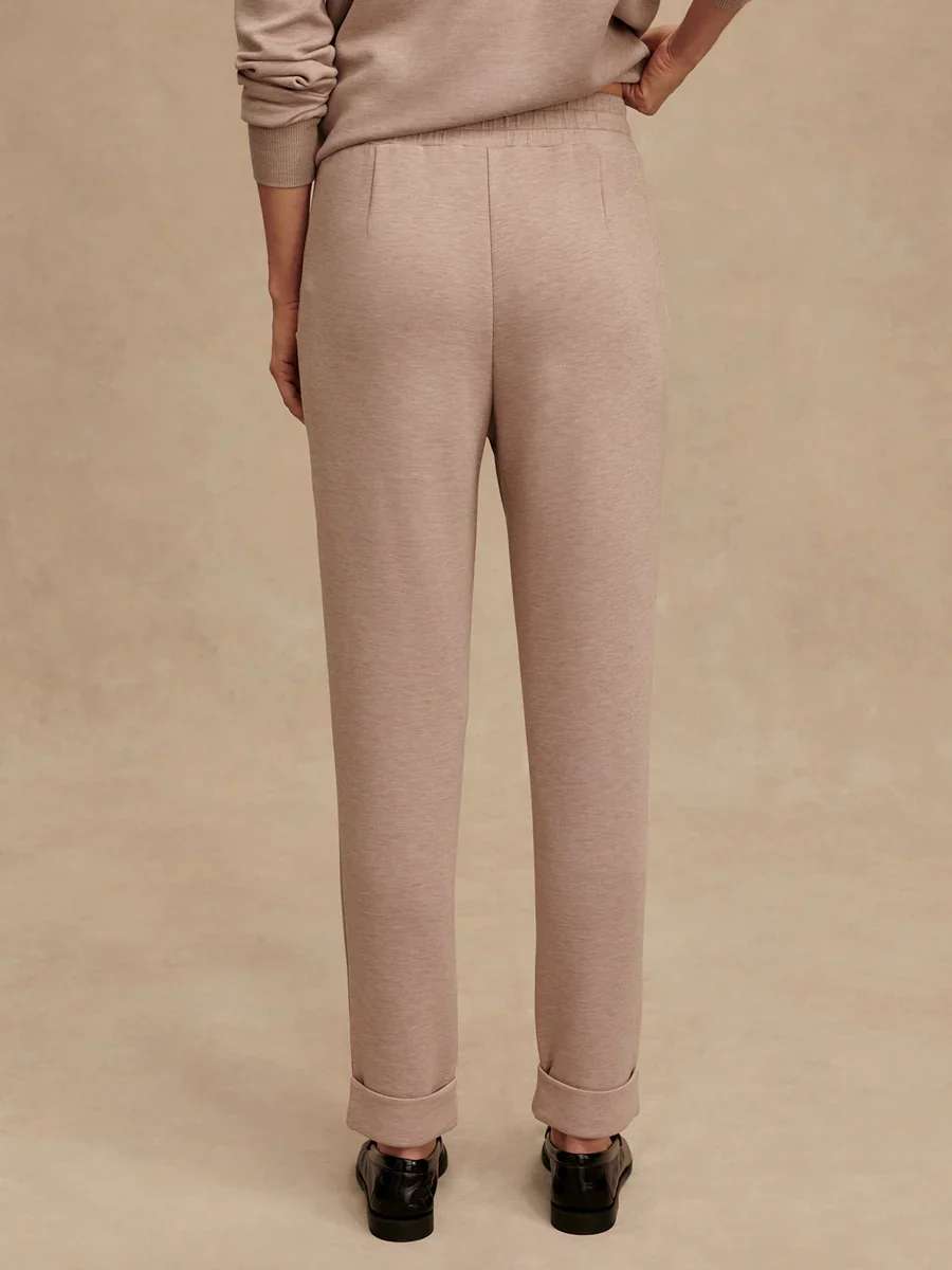 Varley The Rolled Cuff Pant 25" – Toupe Marl