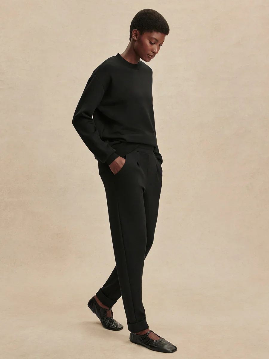 Varley The Rolled Cuff Pant 25" – Black