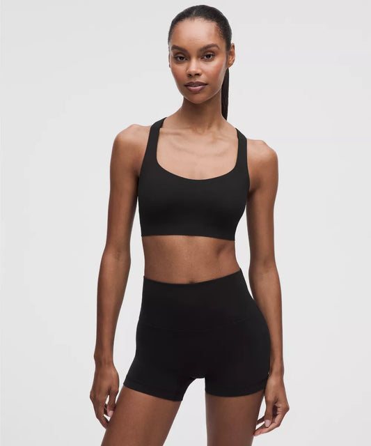 Flexy Fit Strappy Bra - Black