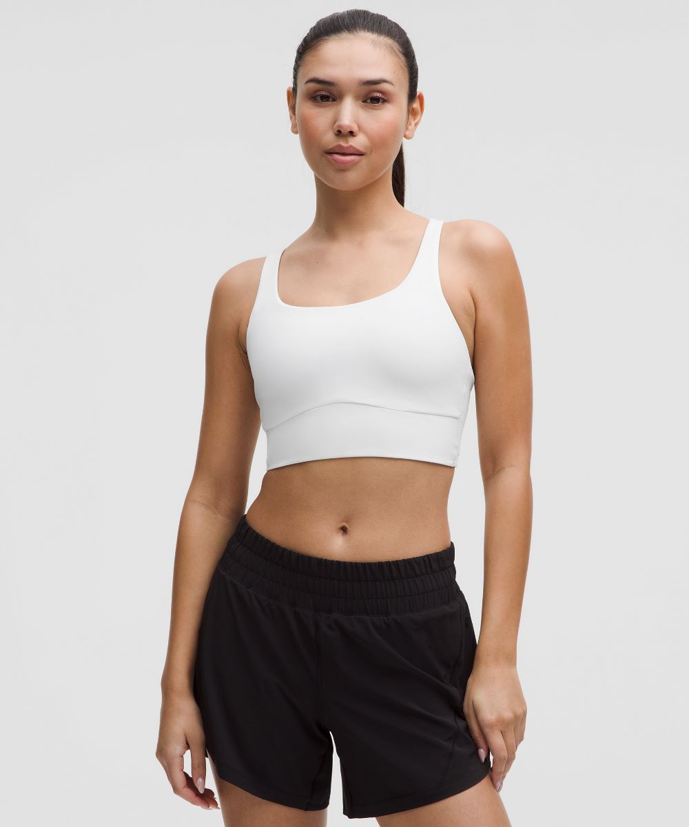 Energy LongLine Bra - White