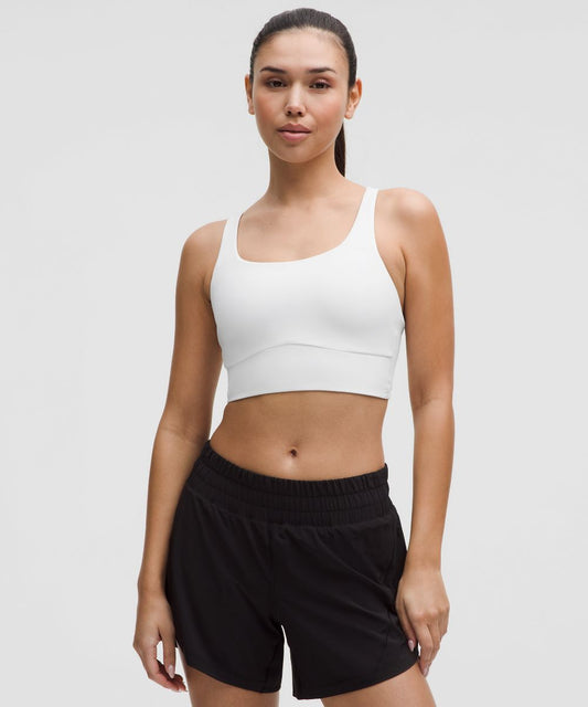 Energy LongLine Bra - White