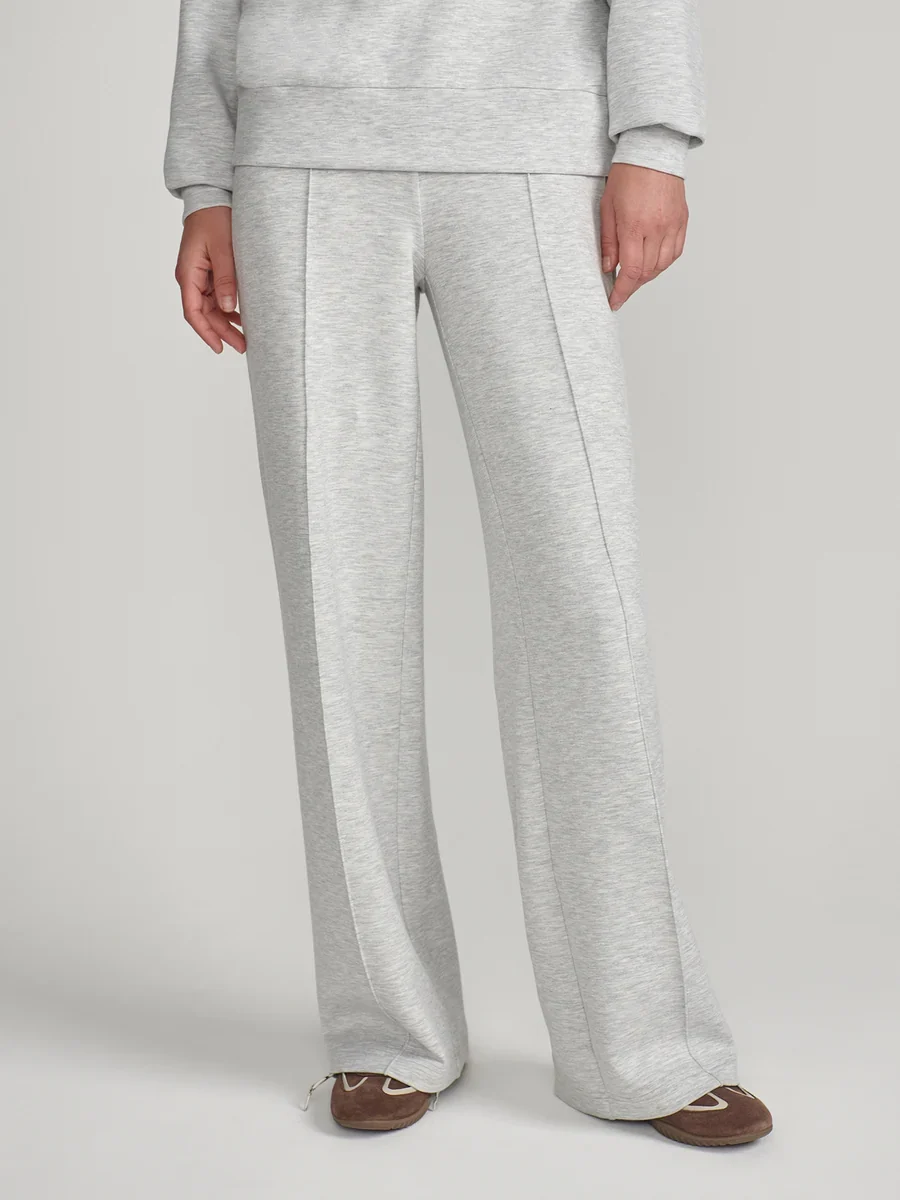 Varley The Wide Leg Pant 30" - Grey Marl
