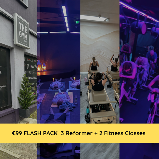 €99 Flash Pack — 3 Reformer + 2 Fitness Classes