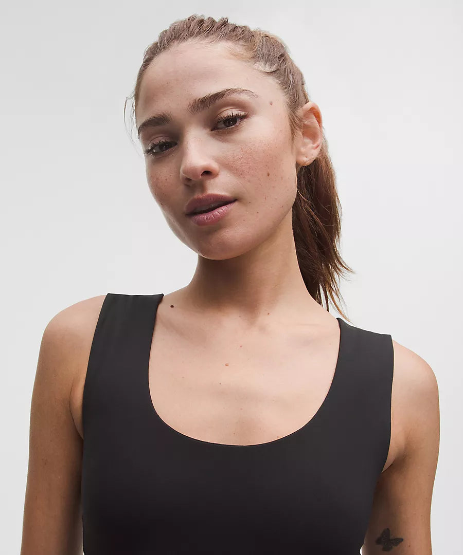 Wunder Train Wide-Strap Tank Top *Medium Support, B–D Cups