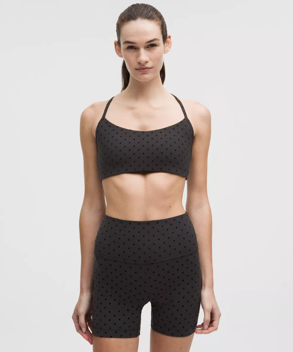Flow Y Bra Light Support, A/B Cup Evolve Flocked
