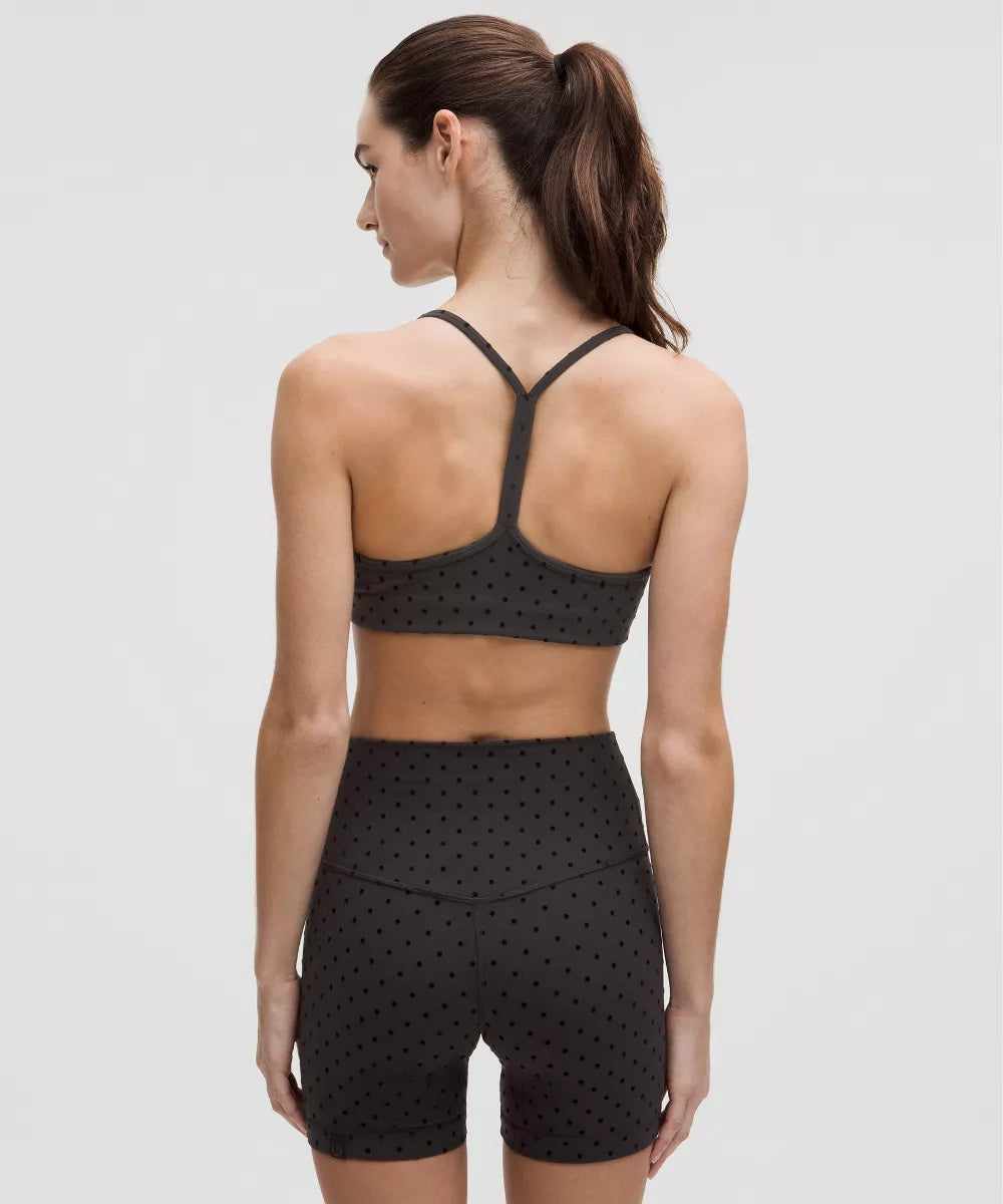 Flow Y Bra Light Support, A/B Cup Evolve Flocked