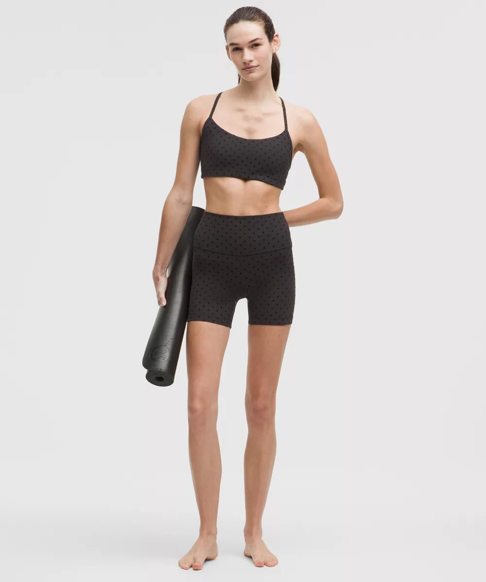 Flow Y Bra Light Support, A/B Cup Evolve Flocked