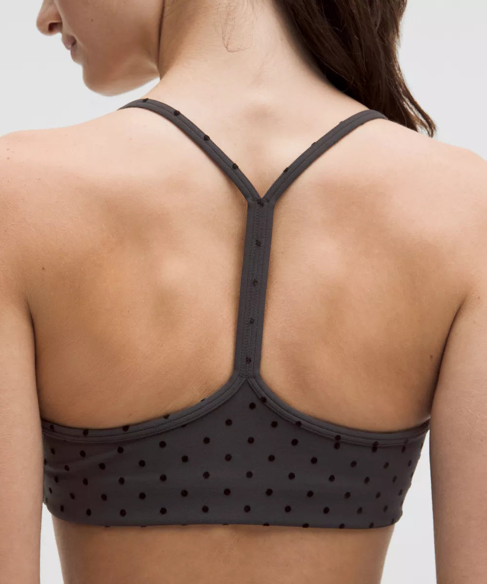 Flow Y Bra Light Support, A/B Cup Evolve Flocked