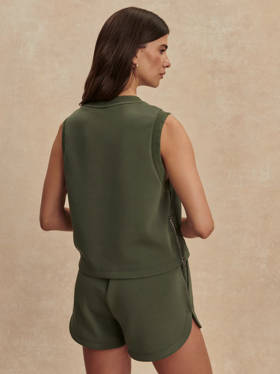 Shea Crop Tank — Thyme